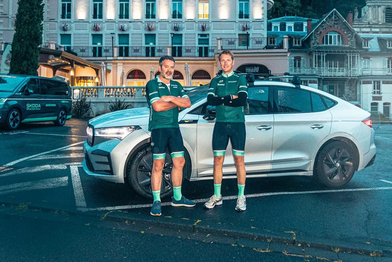 Skoda Enyaq Coupe vRS Takes on the Tour de France