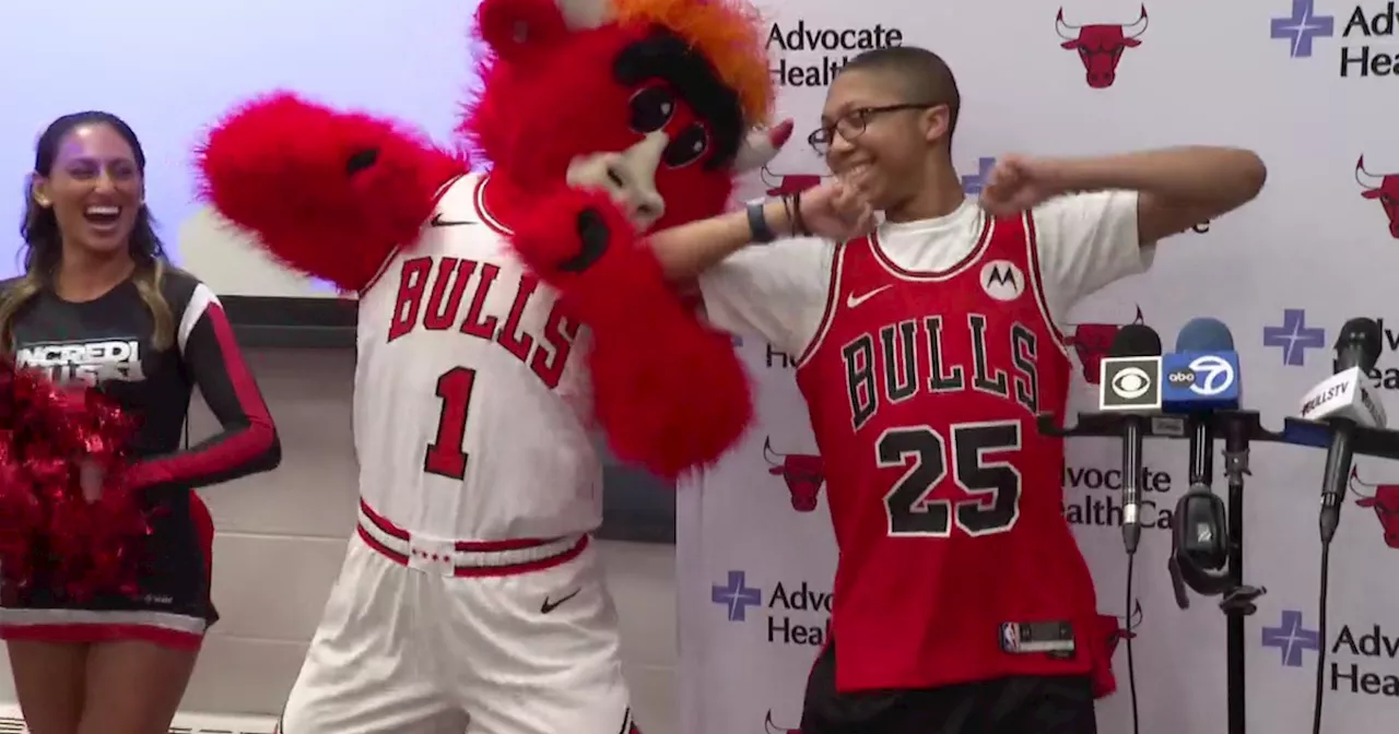 Chicago area teen who beat cancer finds out he's going to travel with the Bulls