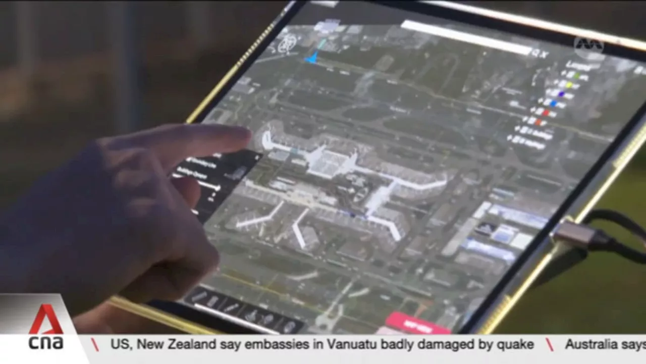 New augmented reality tool helps Changi Airport's engineers to 'see' underground