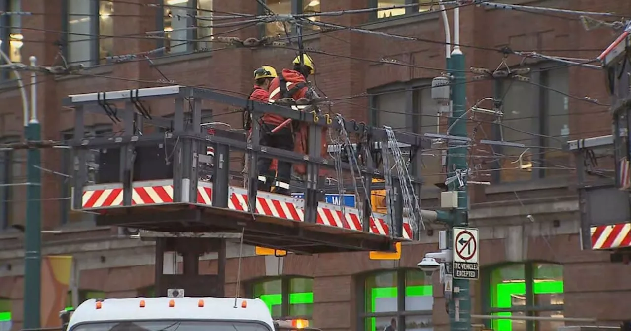 Garbage Truck Damage Causes Major Streetcar Disruptions in Downtown Toronto