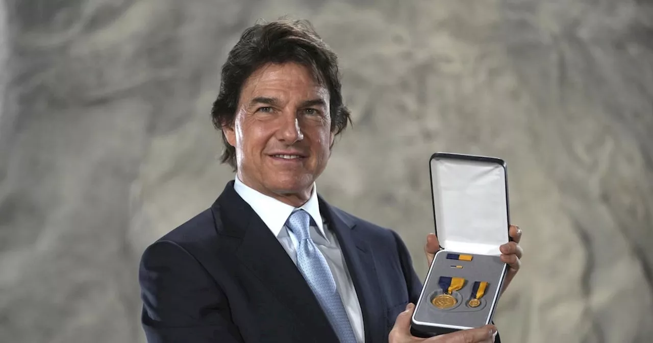 Tom Cruise Awarded Navy's Top Civilian Honor