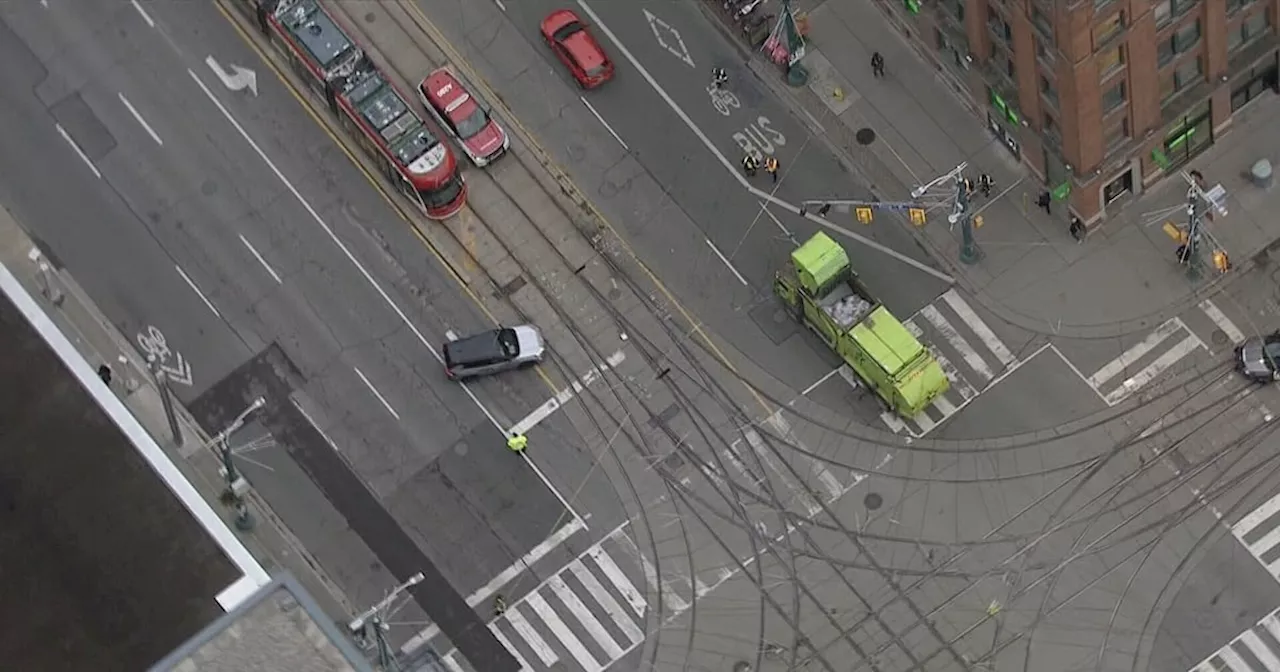 Toronto Streetcar Diversions to Last 'Throughout the Day' After Garbage Truck Hits Power Lines