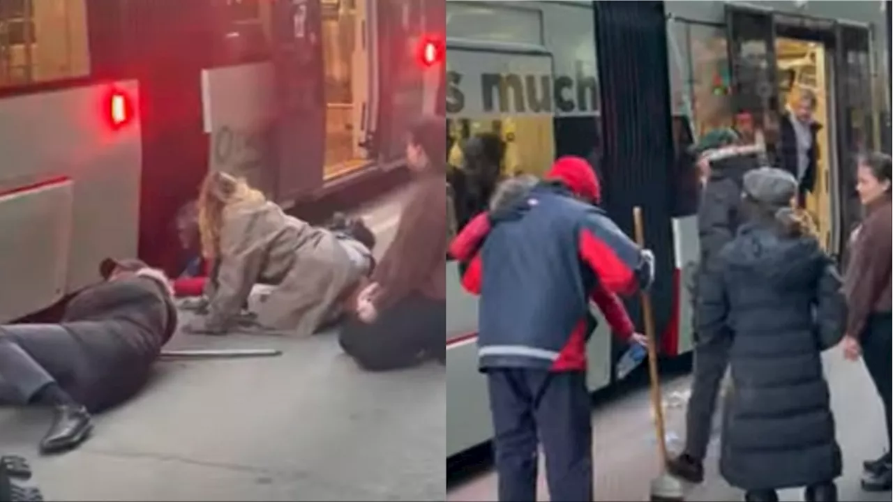 Toronto Riders Rescue Cat From Under Streetcar