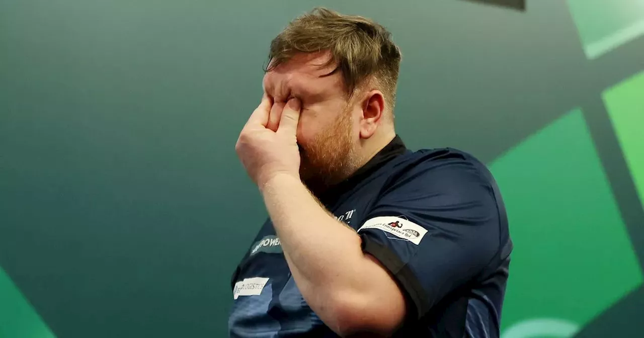 Cameron Menzies Breaks Down In Tears After Crushing Darts Defeat