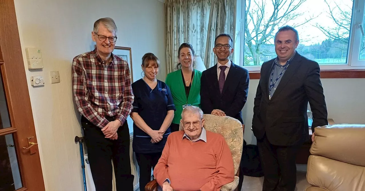 East Kilbride man still going strong aged 99 thanks to NHS Home Assessment Team