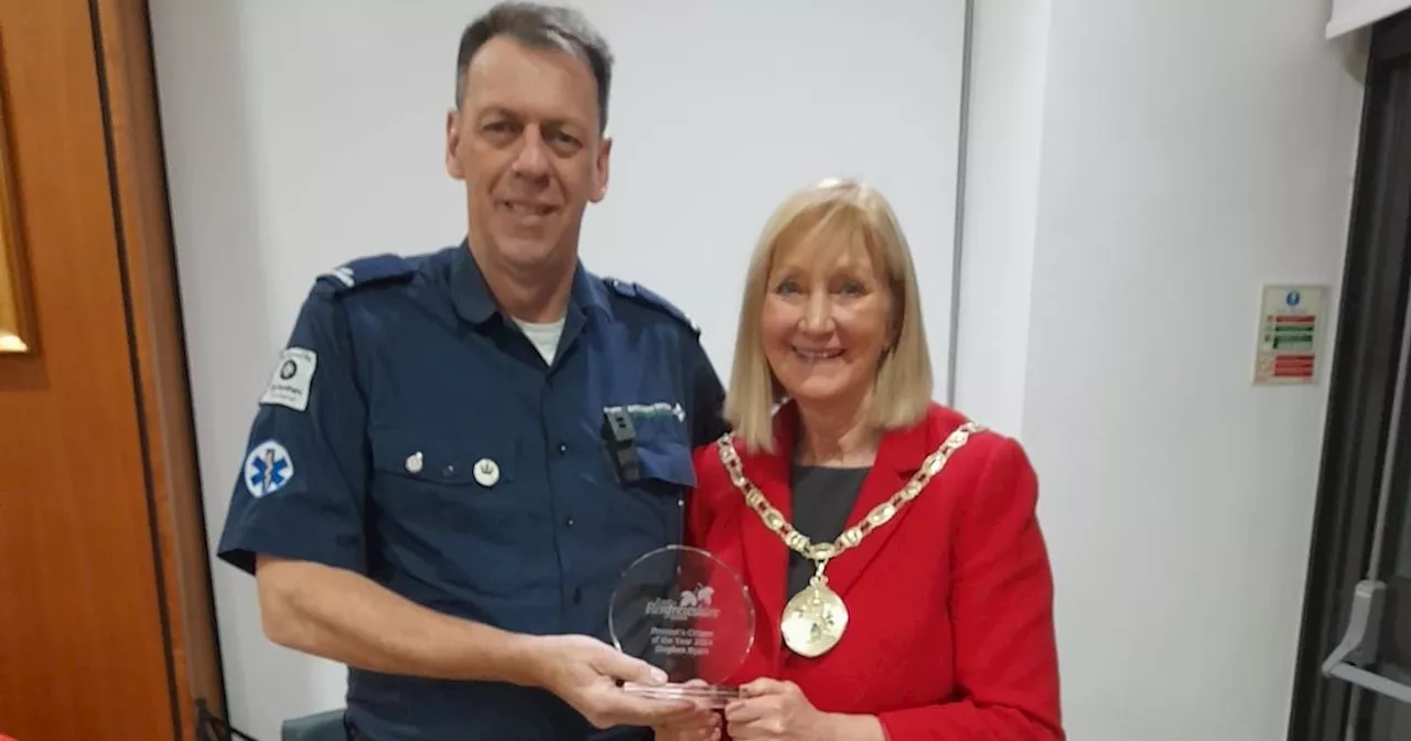 Neilston Man Receives Provost Award For Lifesaving Volunteering