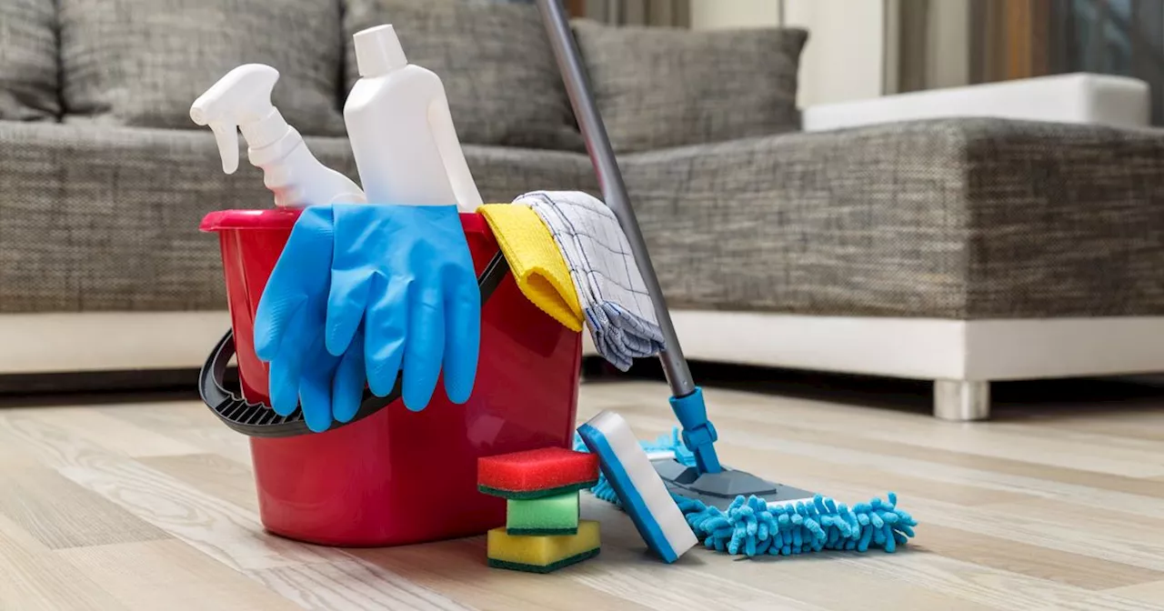 Woman's Unique Floor Cleaning Method Sparks Debate