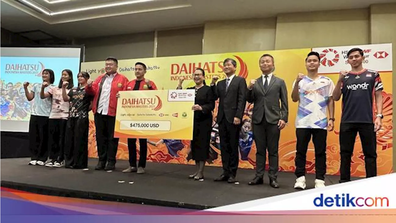 Tiket Daihatsu Indonesia Masters 2025 Tetap, Hadiah Atlet Naik