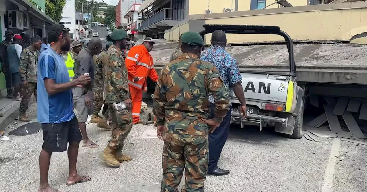 Erdbeben in Vanuatu richtet schwere Schäden an, Botschaftsgebäude betroffen