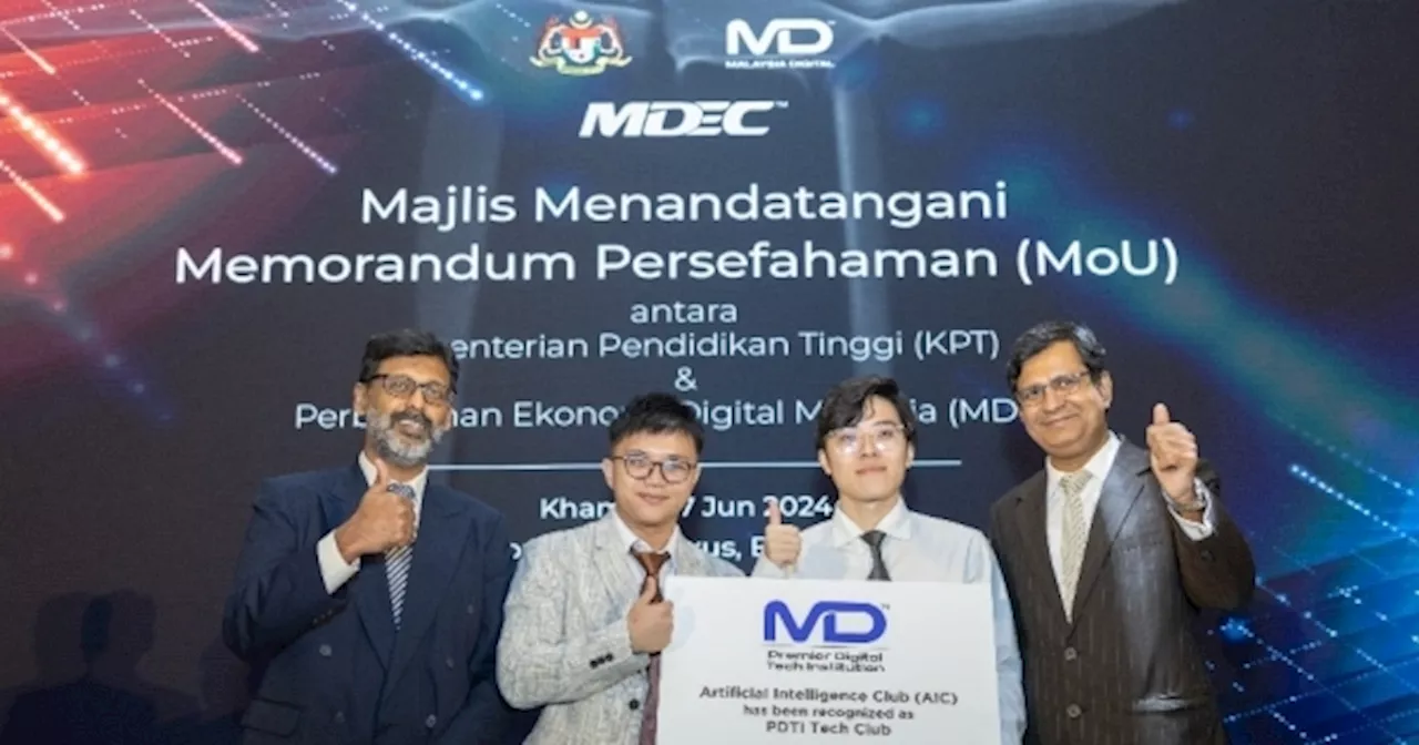 APU's Artificial Intelligence Club Joins Malaysia Digital Premier Tech Club