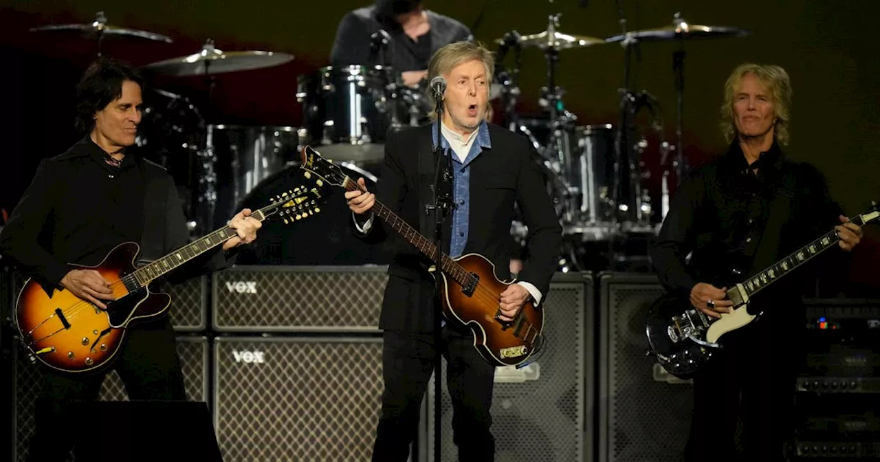 Paul McCartney fans in tears as he's 'back' for 'once in a lifetime' moment