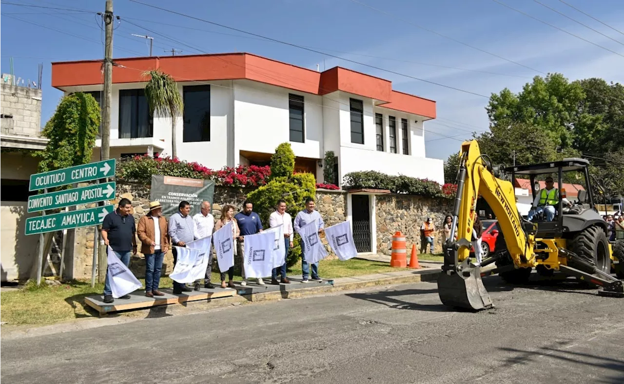 Inician obras de mantenimiento de rutas de evacuación del volcán Popocatépetl; se invertirán 6 mmdp