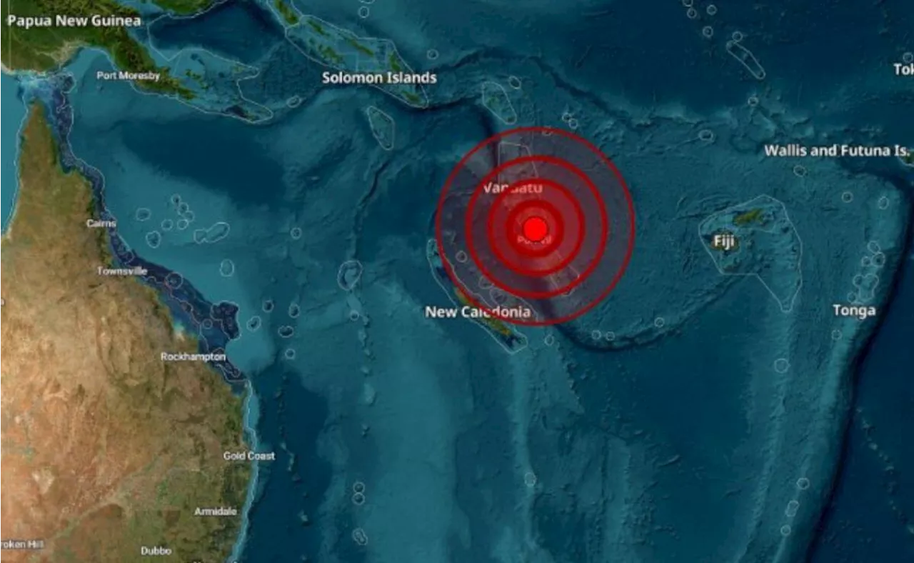 Terremoto de magnitud 7.4 sacude Vanuatu