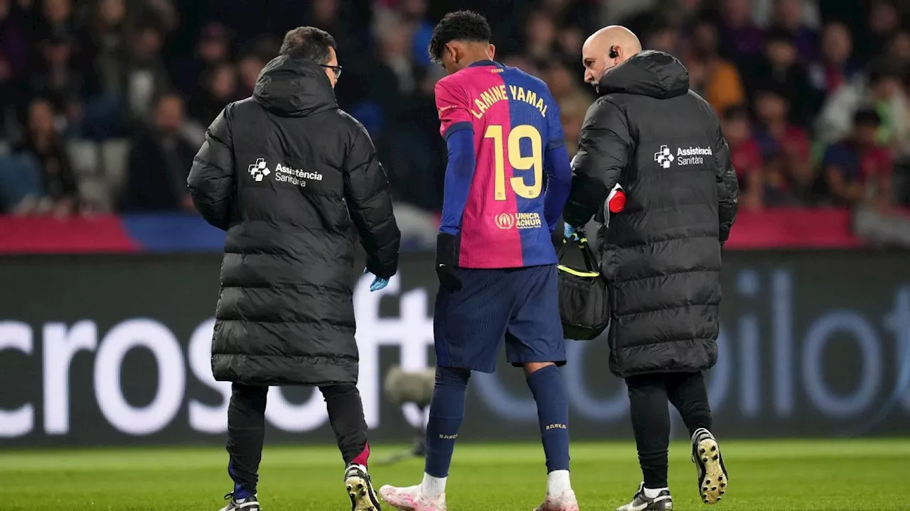 Barcelona's Lamine Yamal to miss Atlético Madrid clash with injury