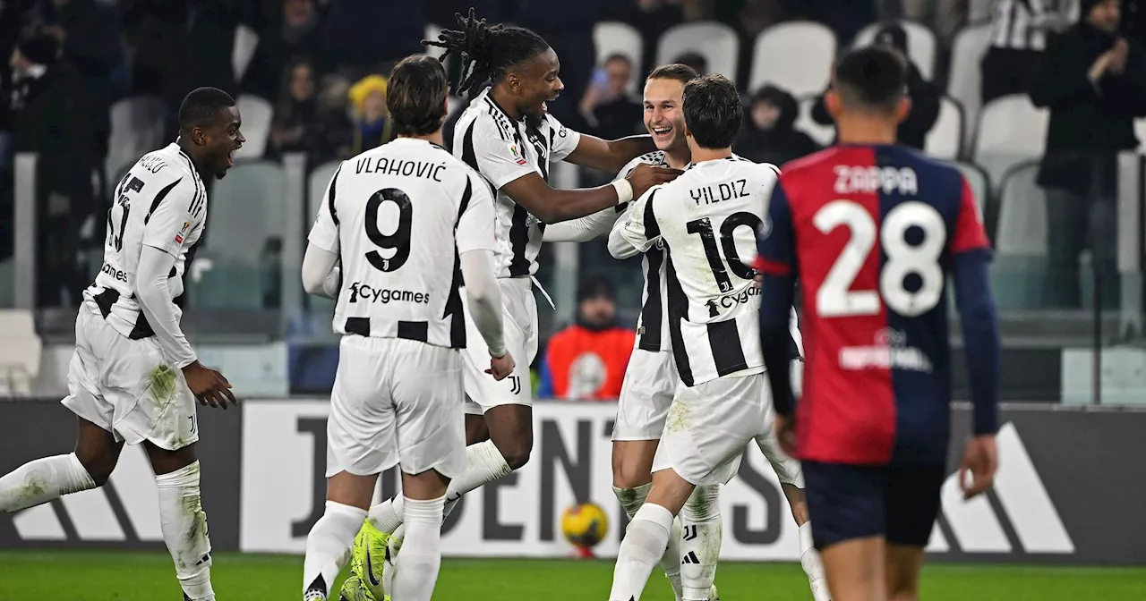 Juventus Sconfigge Cagliari 4-0 in Coppa Italia