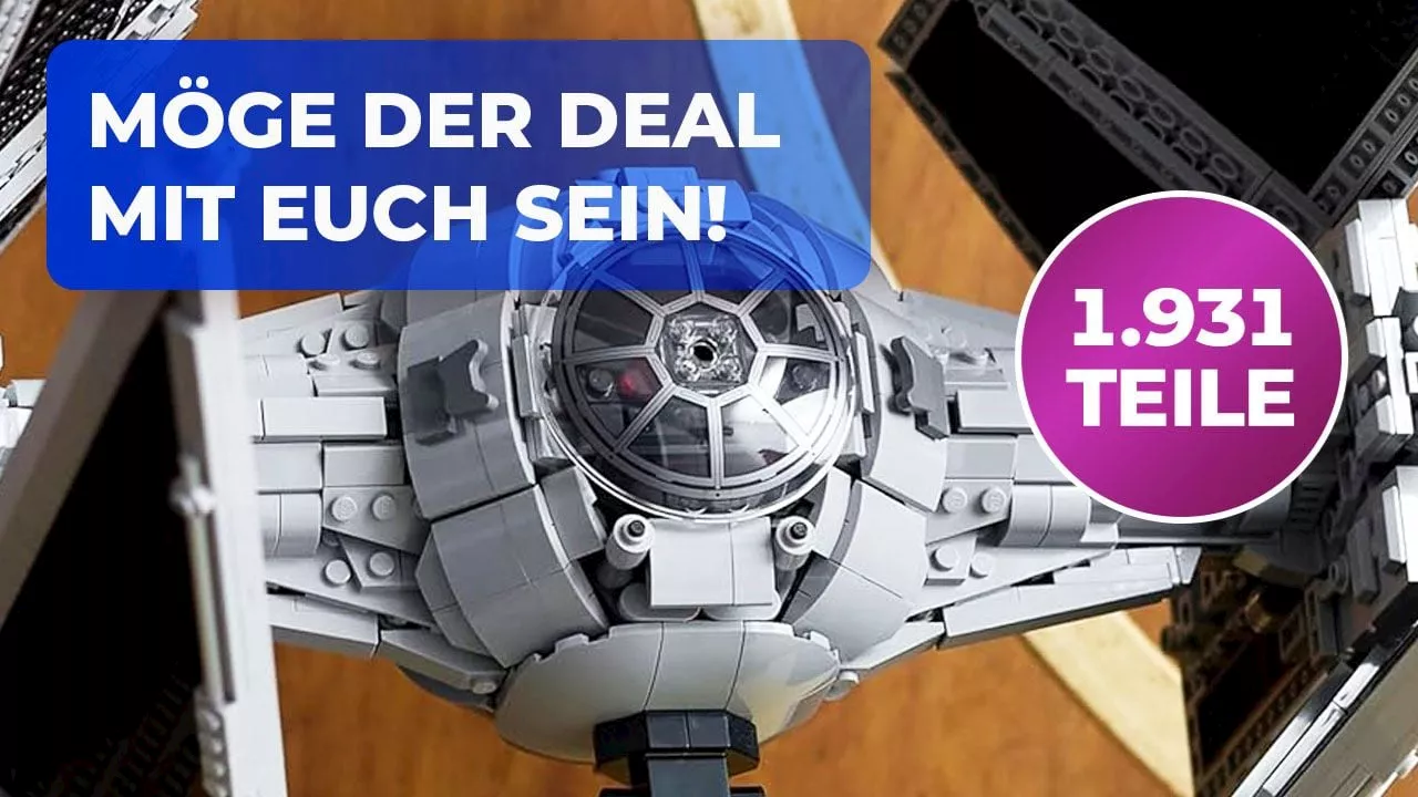 TIE-Abfangjäger als LEGO UCS-Modell mit Rabatt