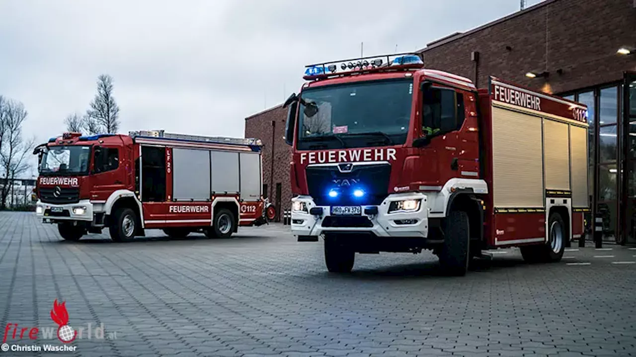 Rostock übergibt zwei neue Einsatzfahrzeuge an Freiwillige Feuerwehren