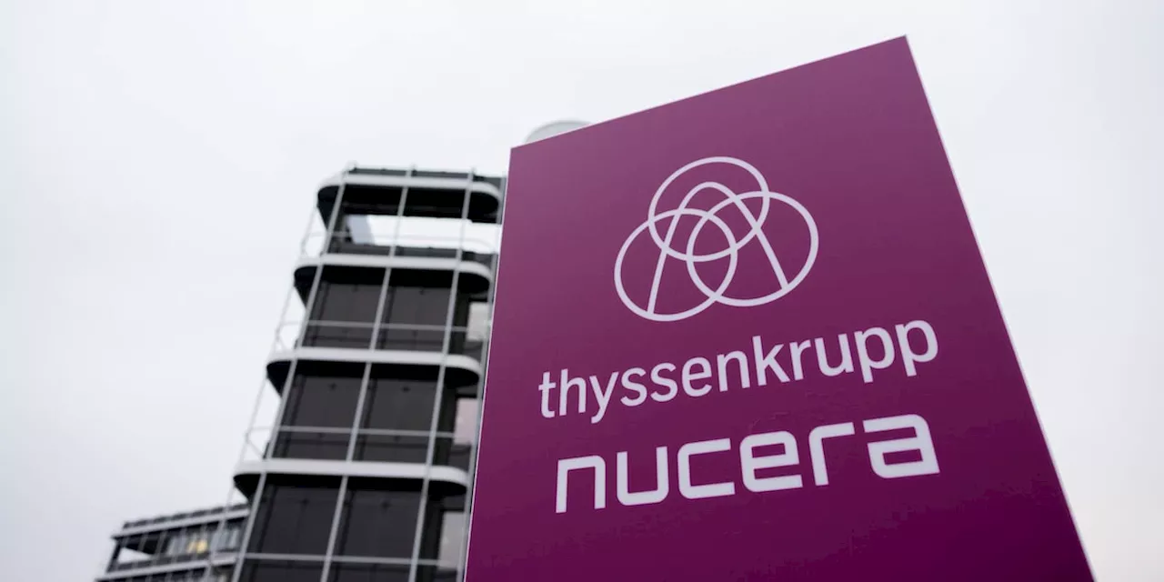 Thyssenkrupp-Tochter Nucera macht Verluste aufgrund hoher Investitionen