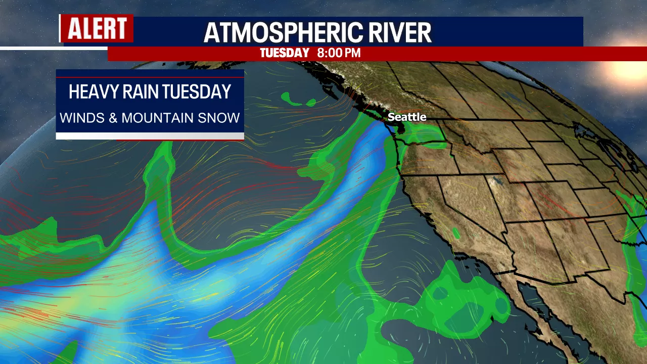 Heavy Rain and Strong Winds Batter Western Washington