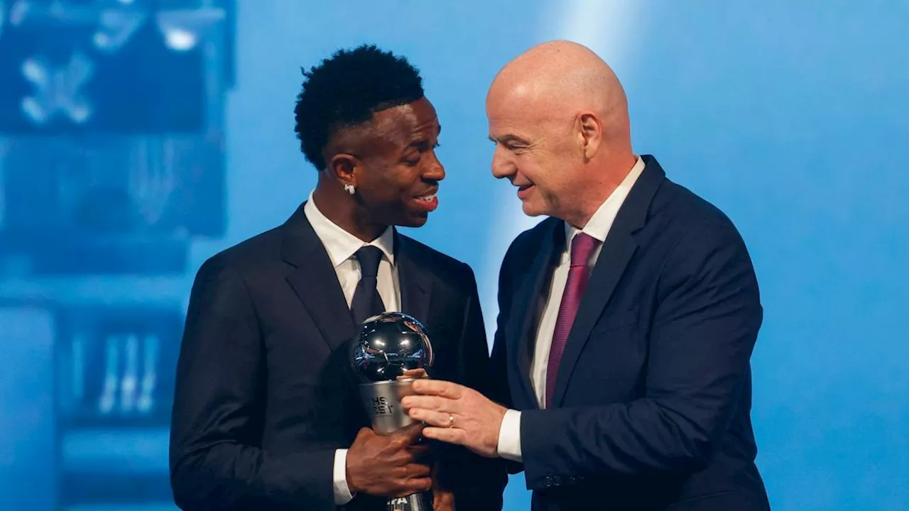 Vinicius e Ancelotti trionfano ai The Best Fifa Awards