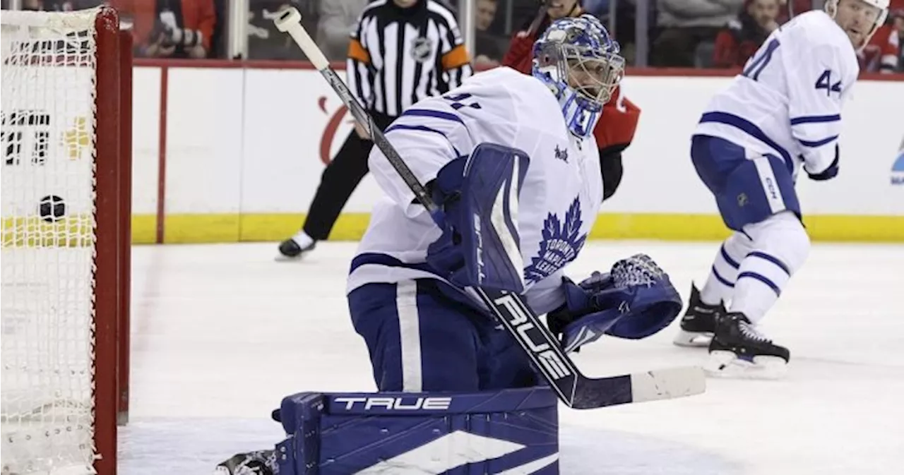 Maple Leafs Goaltender Stolarz Injured with Loose Body