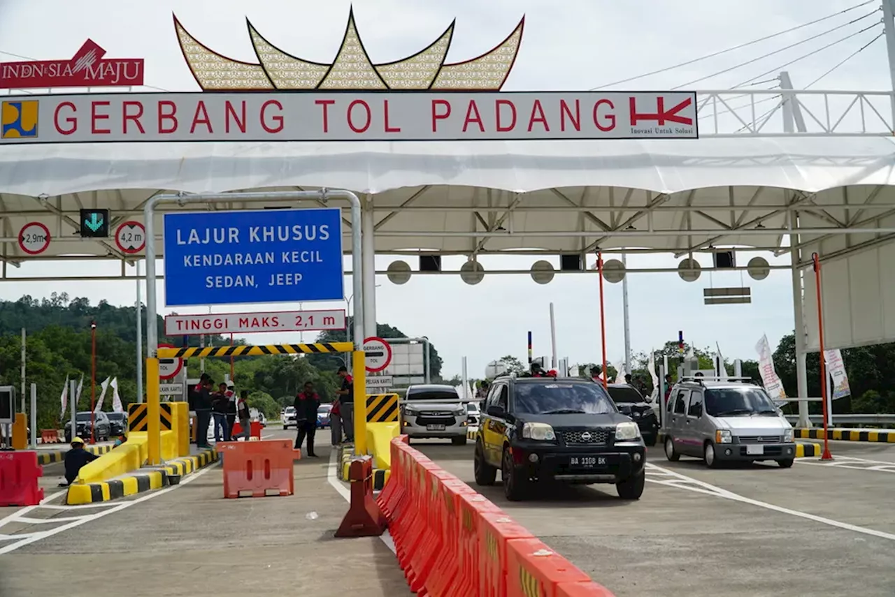 Jalan Tol Padang-Sicincin Beroperasi Fungsional di Nataru, Tapi Berpotensi Ditutup Jika Banyak Debu