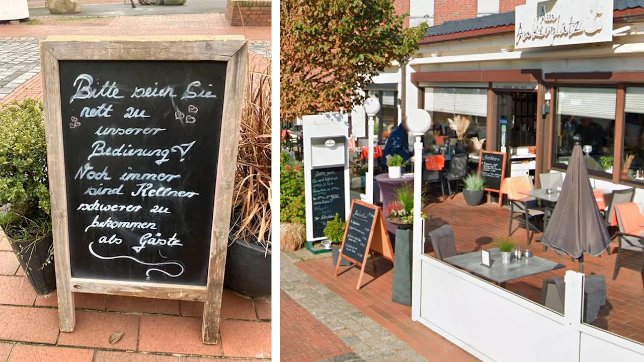 'Bitte seien Sie nett' - Schild vor Restaurant löst hitzige Debatte aus