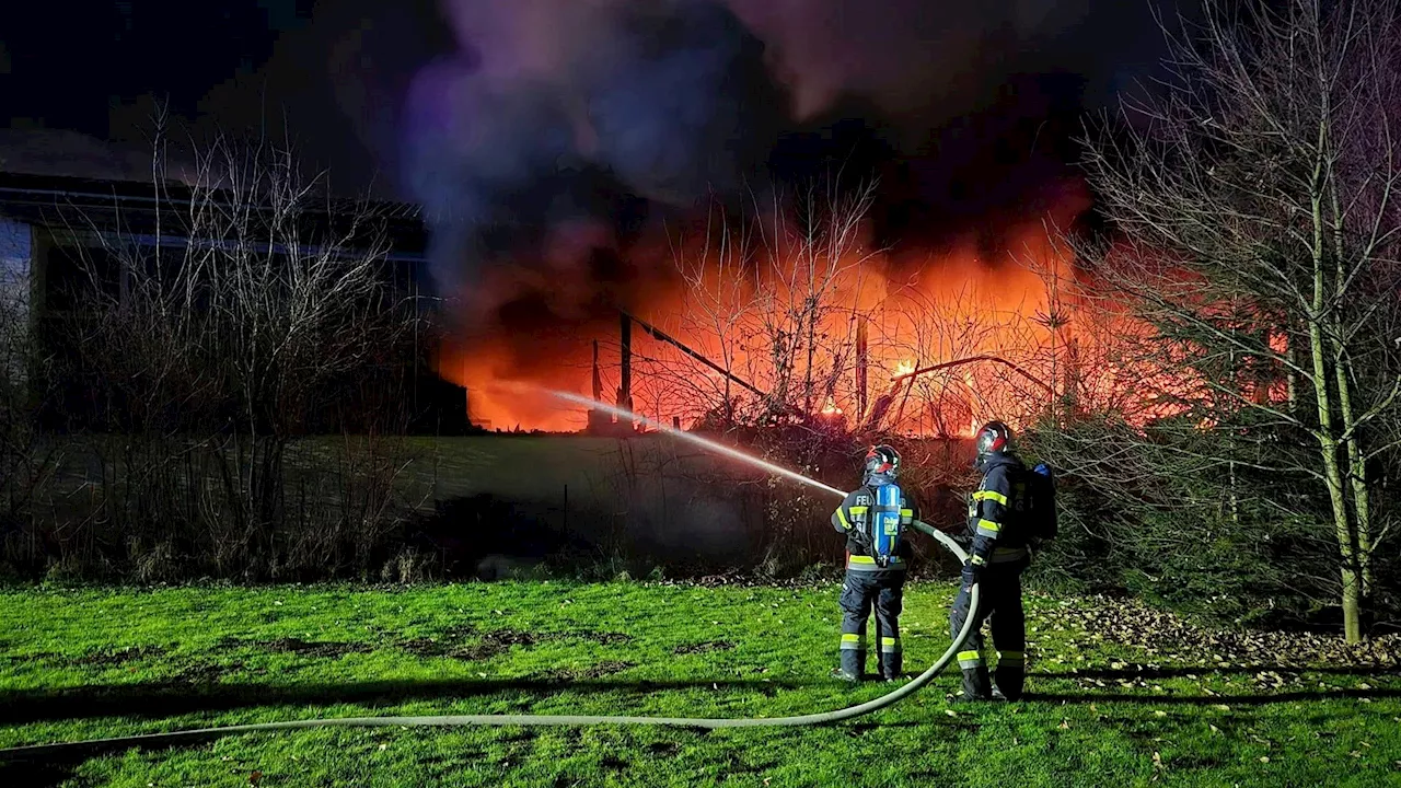 Brand in Kfz-Werkstätte in Laßnitzthal