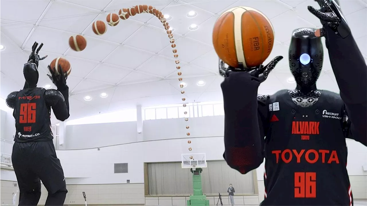 El robot de Toyota bate récord de tiro de baloncesto