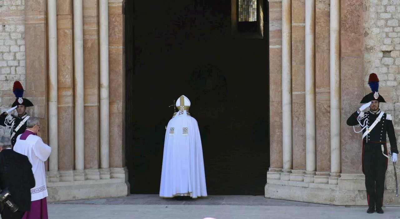 L'apertura della Porta Santa durante il Giubileo