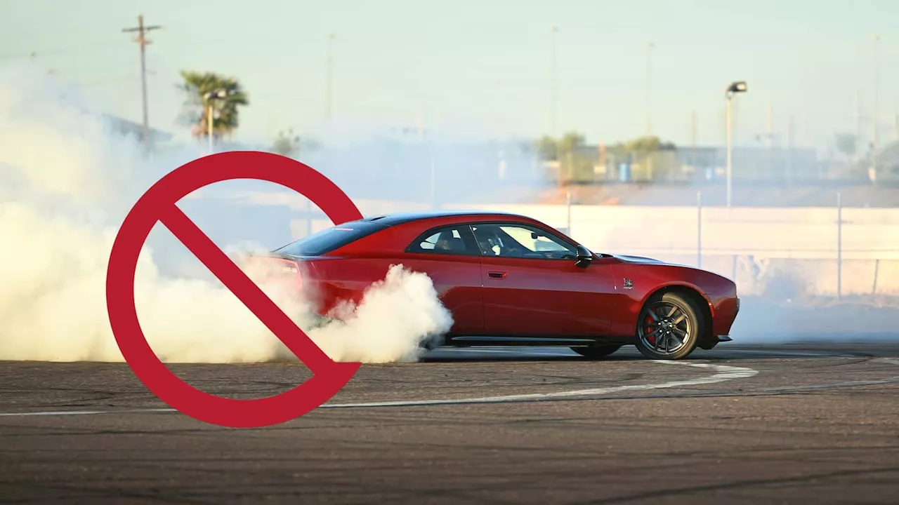 Dodge Charger Daytona Can't Do a Burnout