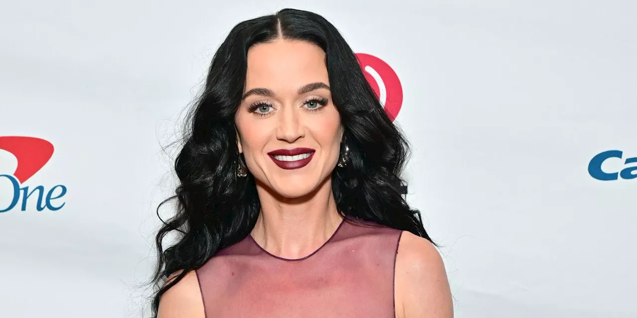 Katy Perry Sizzles in Sheer Gown at iHeartRadio Jingle Ball