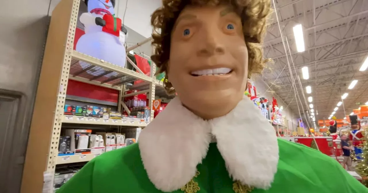 Shoppers Call Animated Buddy the Elf Costume 'Scarier Than Halloween'