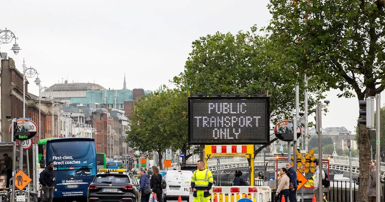 traffic restrictions dublin st patricks day