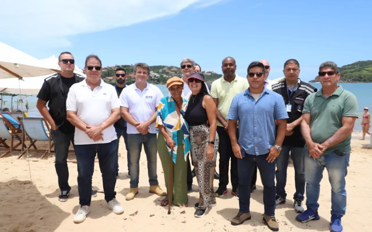 MPF e Prefeitura de Búzios Estabelecem Acordo para Ordenamento da Praia da Ferradura