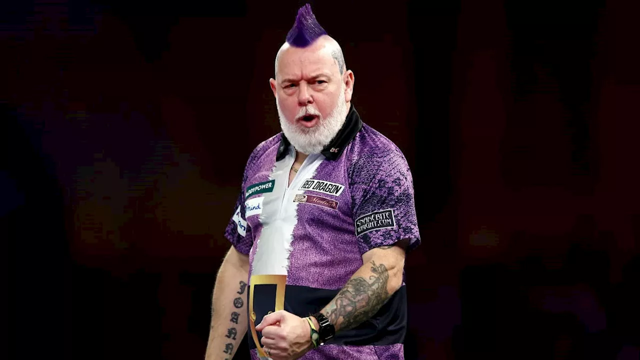 Peter Wright besiegt Wesley Plaisier in der PDC Weltmeisterschaft