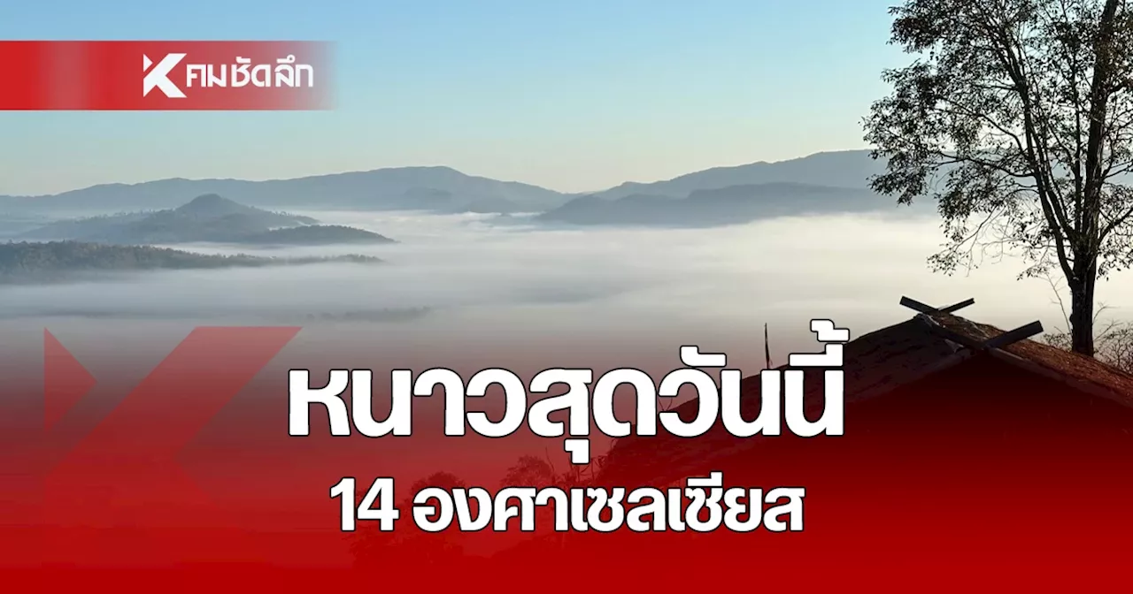 หนาวจับใจ! พยากรณ์อากาศวันนี้ 17 ธ.ค. 67 อีสานเย็น 14 องศา ภาคใต้ฝนตกบางแห่ง