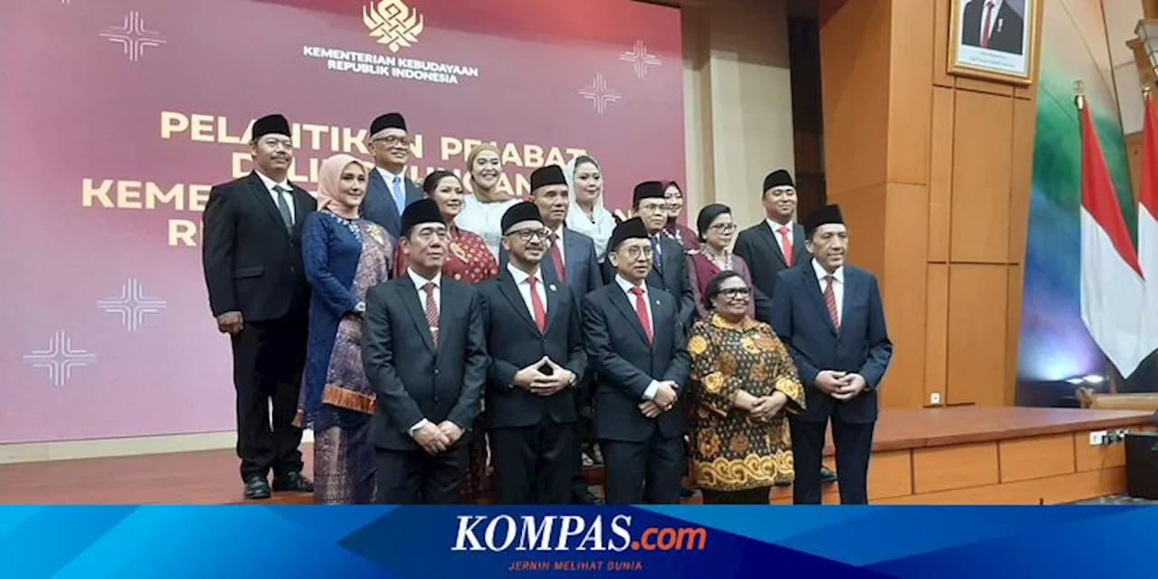 Fadli Zon Lantik 13 Pejabat Eselon 1 Kementerian Kebudayaan, Ini Daftarnya