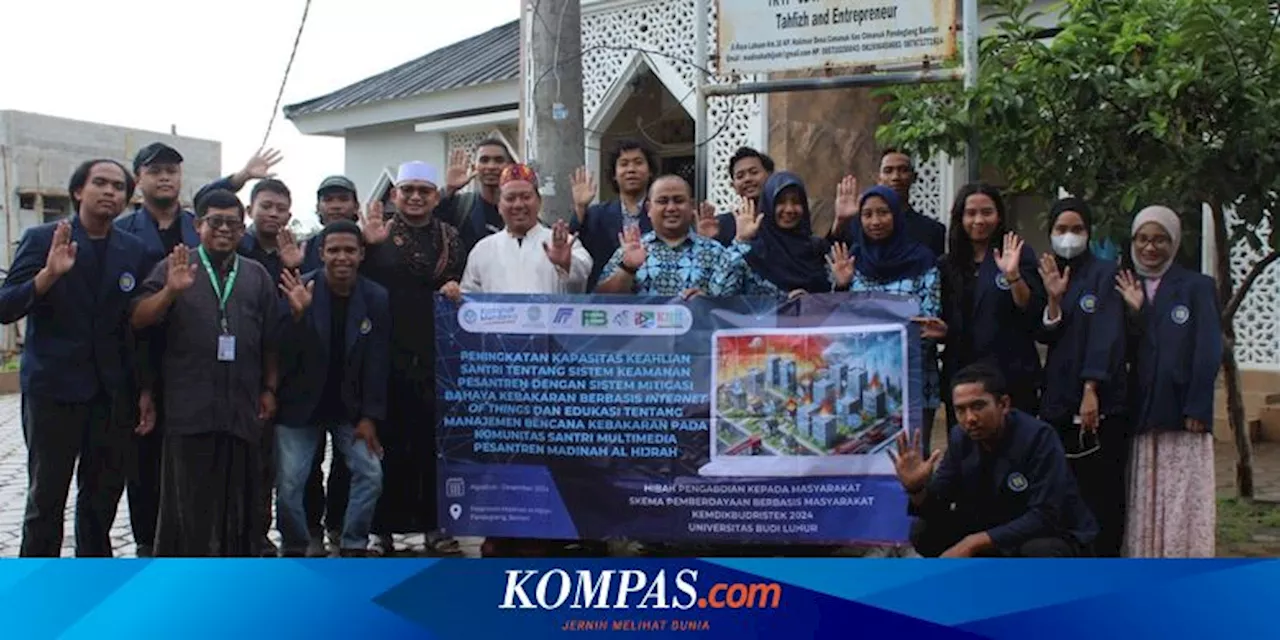 UBL Edukasi Santri di Banten tentang Mitigasi Bahaya Kebakaran