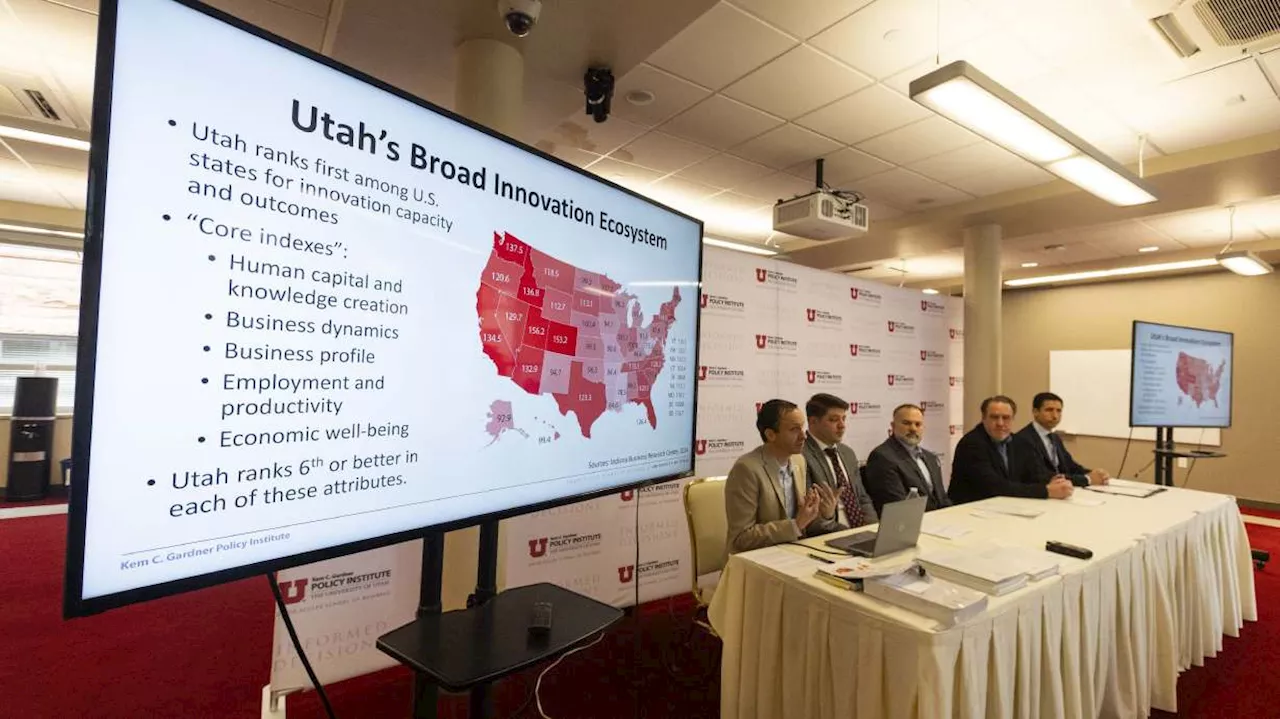 Report: Utah's innovation ecosystems contribute to strong economy