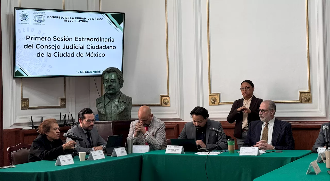 Consejo Judicial Ciudadano elige a los tres finalistas para la elección del fiscal de la CDMX