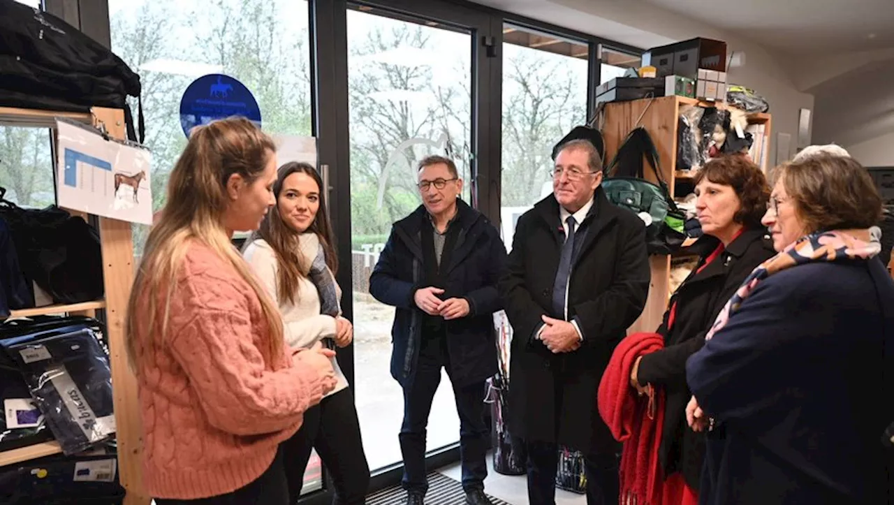 Cahors. Serge Rigal en visite dans le canton de Luzech