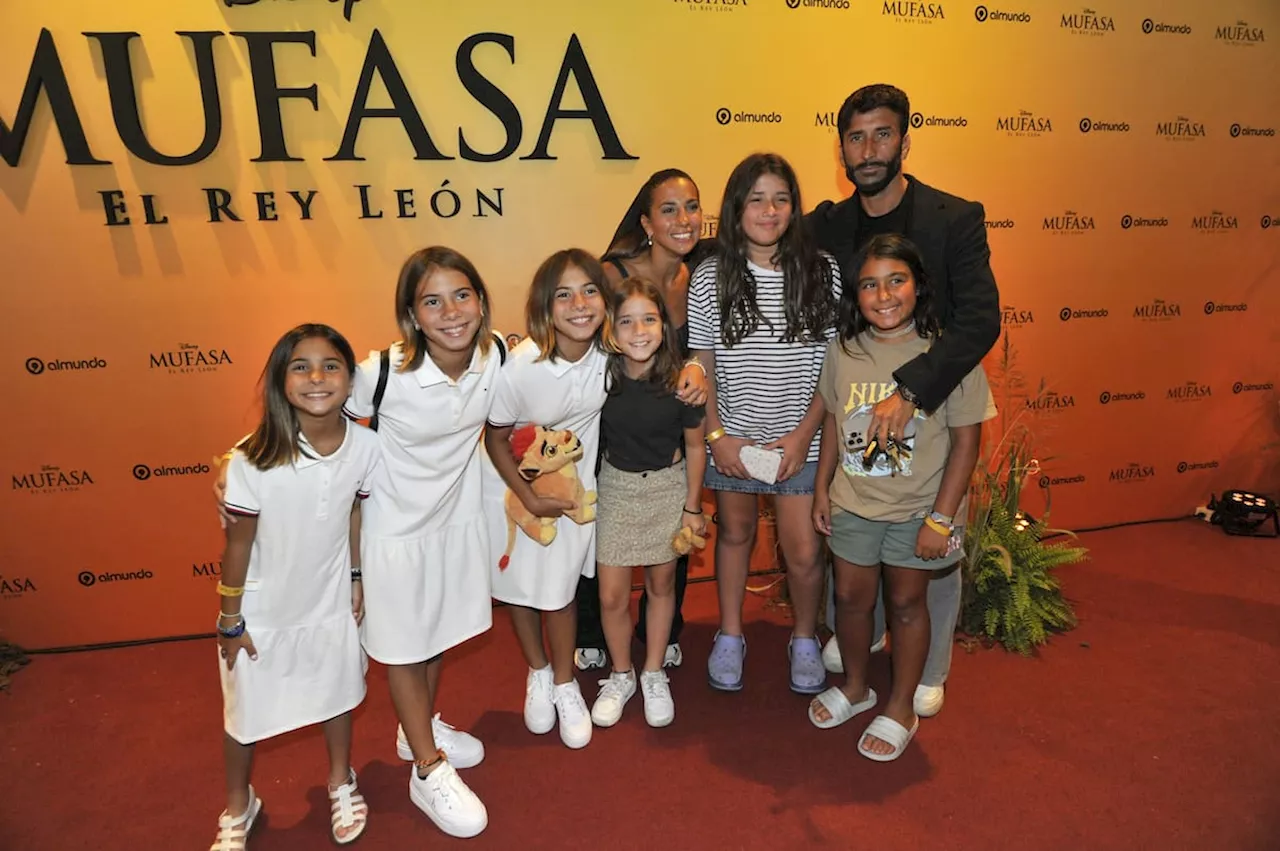 Celebrities disfrutan en familia del estreno de Mufasa