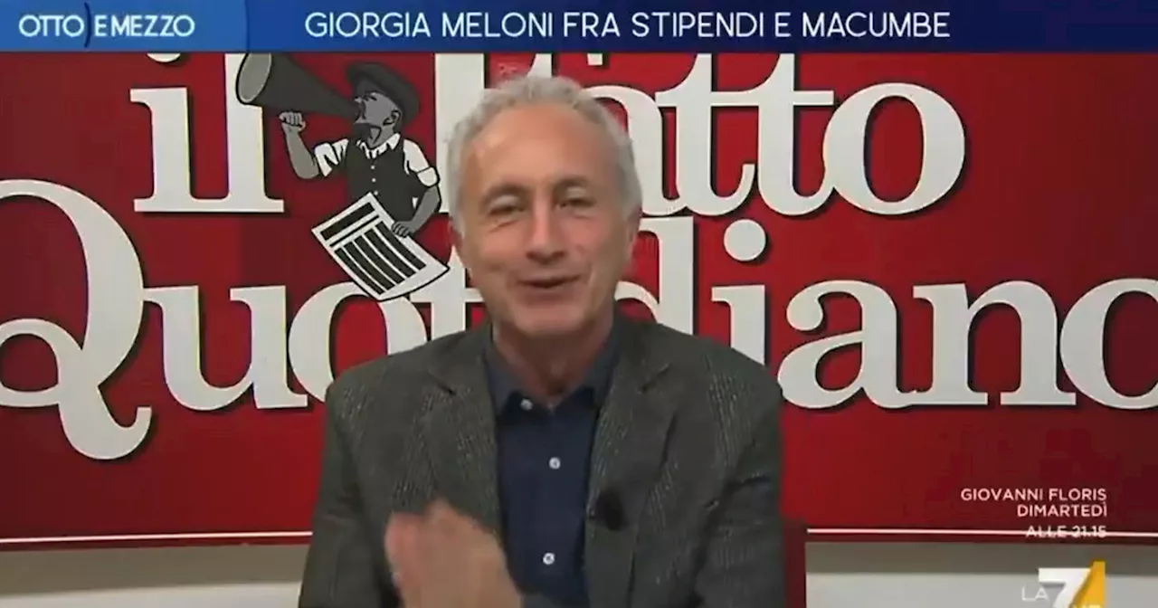 Otto e Mezzo, Travaglio fuori controllo: "Cosa ce ne facciamo della Meloni?". Figuraccia sull'Albania