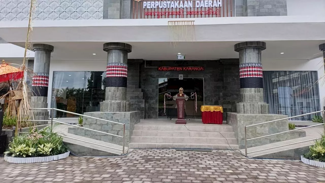 Gedung Layanan Perpustakaan Umum Daerah Karangasem Bali Diresmikan