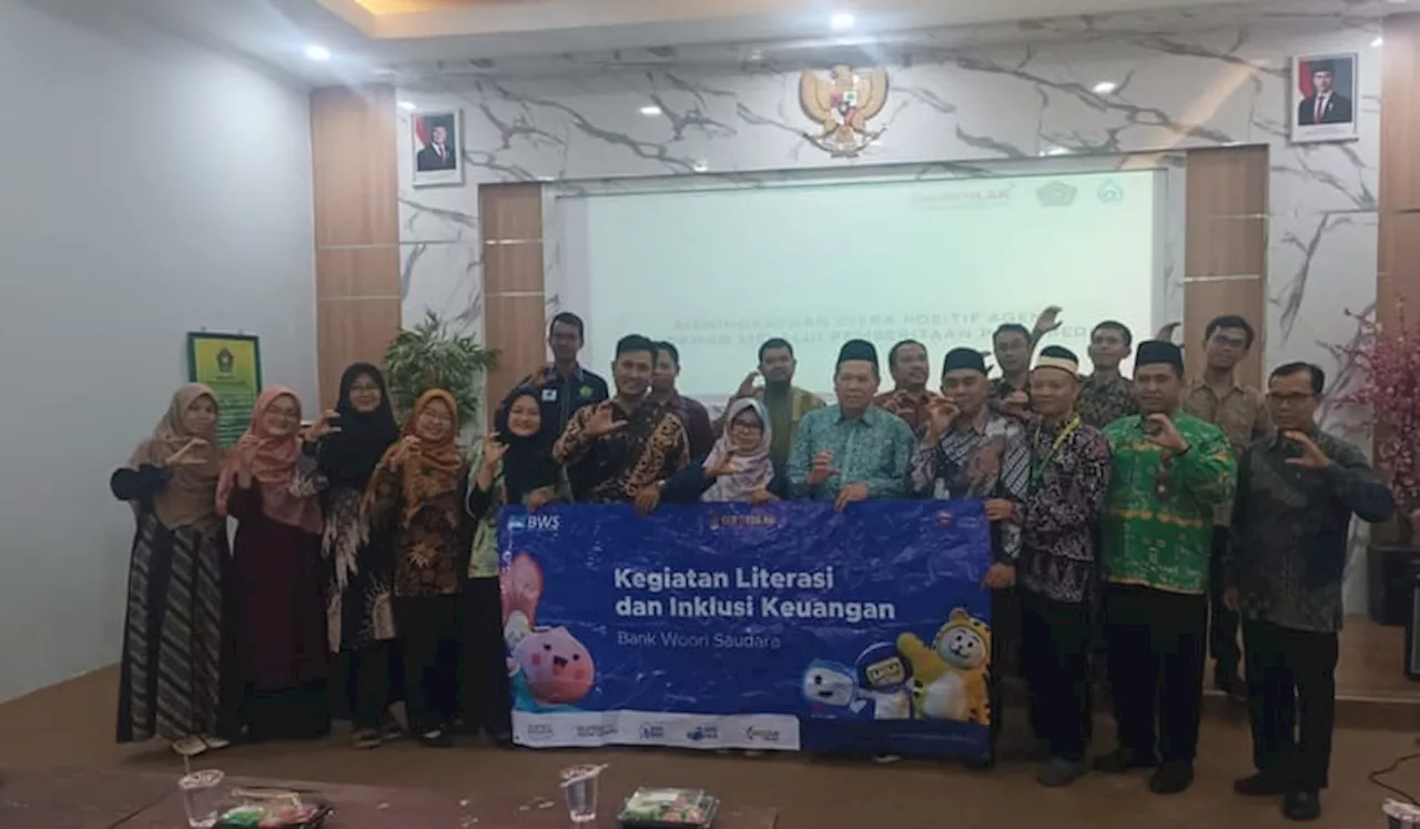 Bank Woori Saudara Gelar Kegiatan Literasi dan Inklusi Keuangan untuk Pelajar di MTSN 1 Cilegon