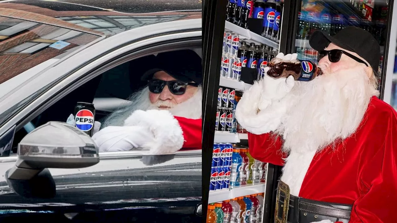 Pepsi Cambia la Tradición con un Papá Noel Irreverente