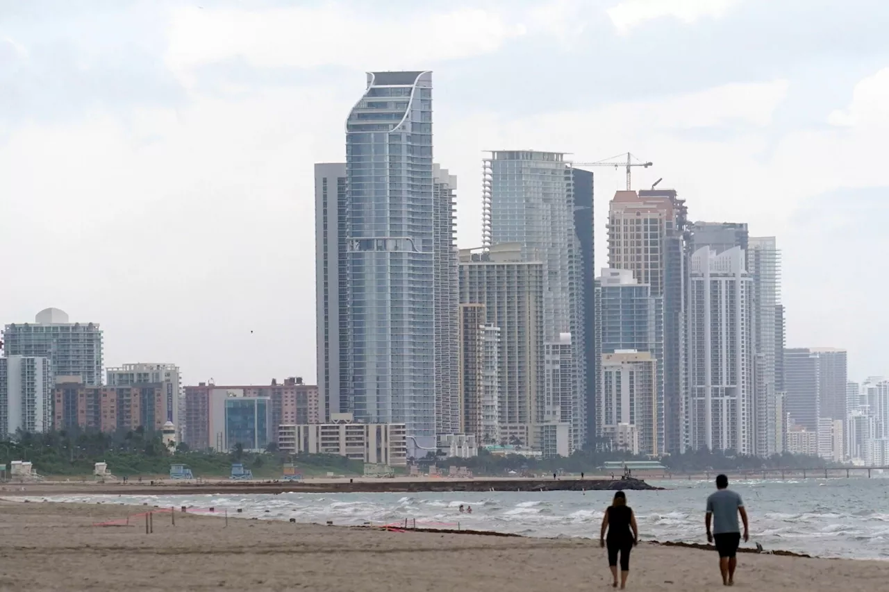 About 3 dozen high-rise buildings in South Florida are sinking