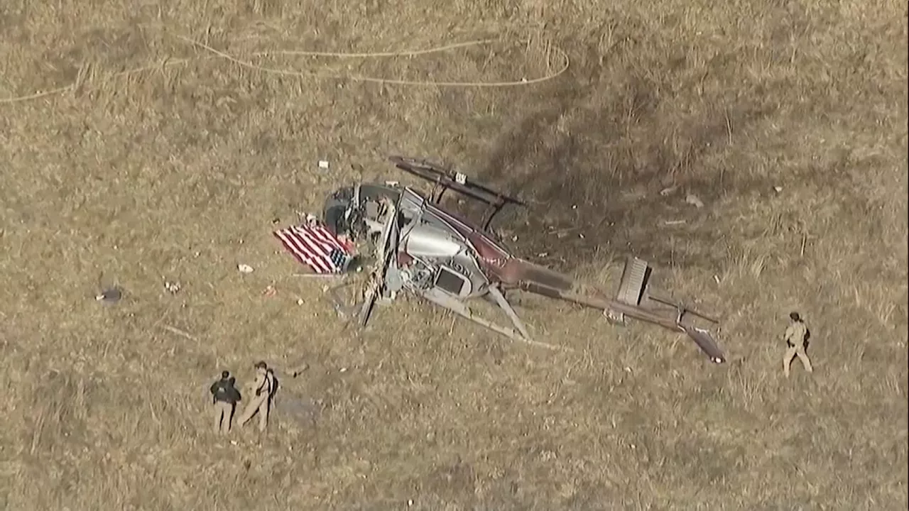 1 dead after helicopter crashes in far east San Diego County