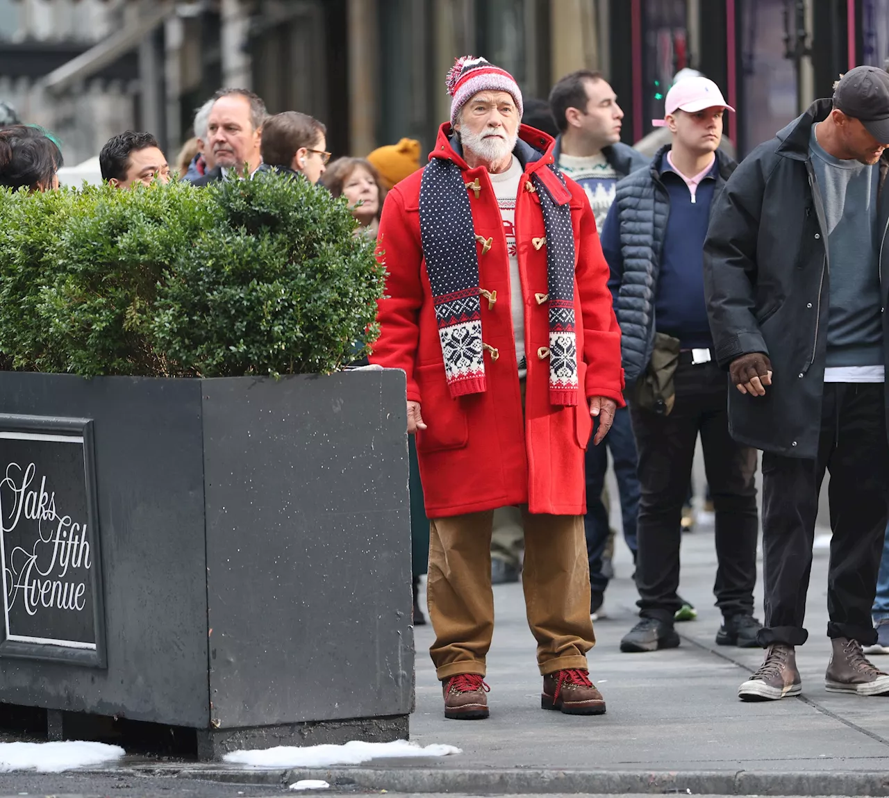 Arnold Schwarzenegger Looks Jolly as Santa in New Christmas Movie